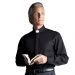 Camicia sacerdote Clergy manica lunga puro cotone - art. 154