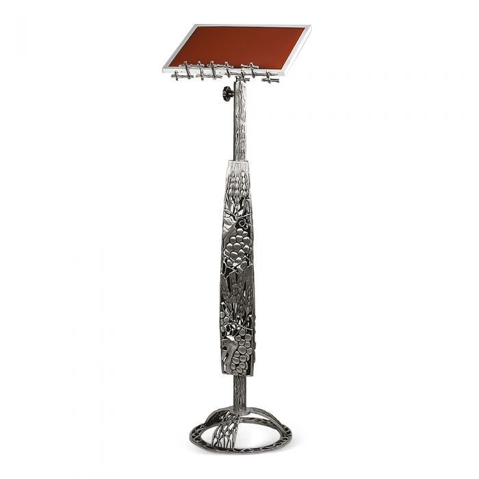 Leggio a colonna - art. 3004 - finitura argentata